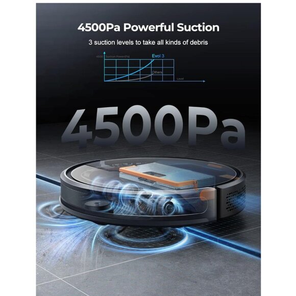 Laresar Robot Vacuums‎ and Mop Combo - Picture 2 of 11